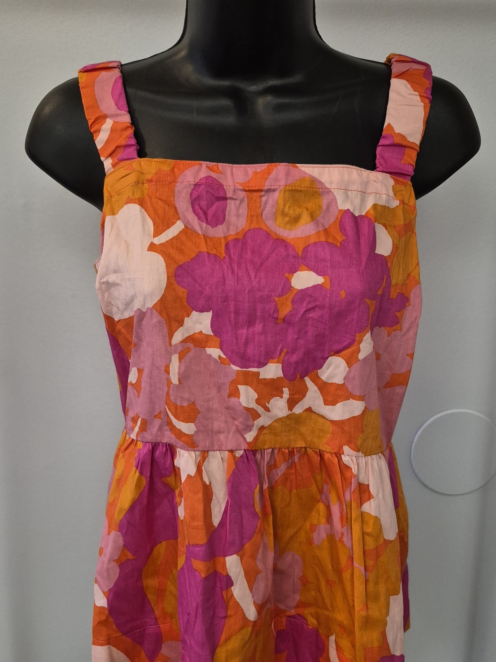 Free Assembly Floral Babydoll Tank Top
